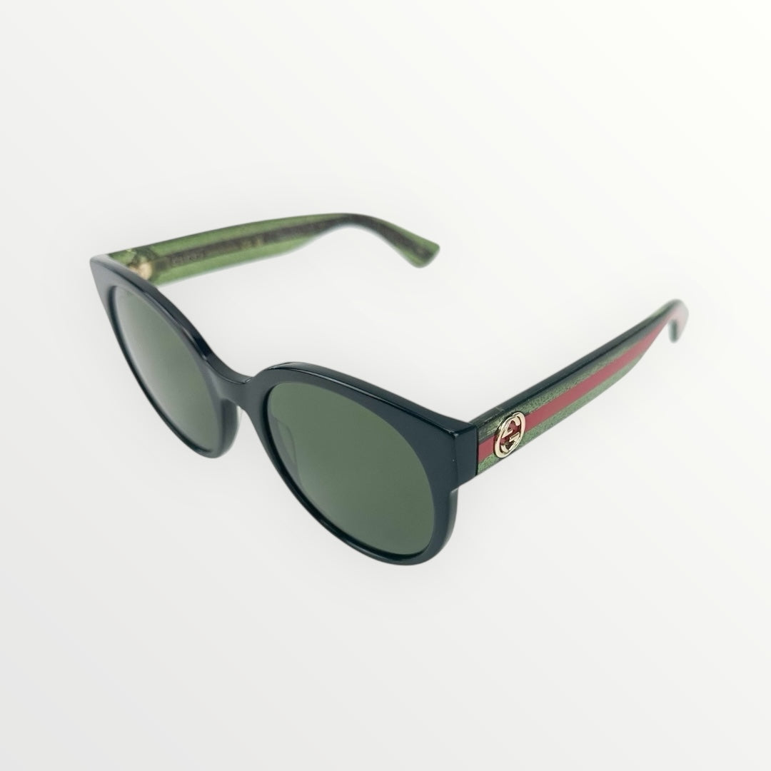 Gucci Black Round Sunglasses