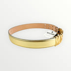 Moschino Gold Belt Size 38