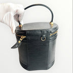 Louis Vuitton Black Epi Cannes Vanity Bag