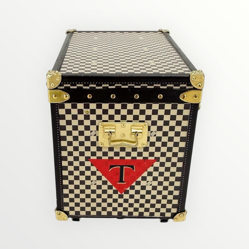 Louis Vuitton Beige Mini Malle Chapeaux Damier Jewerly Box