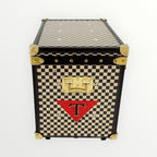Louis Vuitton Beige Mini Malle Chapeaux Damier Jewerly Box