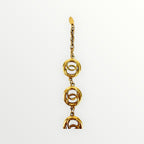 Chanel Gold CC Cutout Bracelet