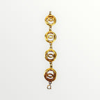 Chanel Gold CC Cutout Bracelet