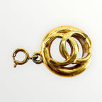 Chanel Gold CC Cutout Bracelet