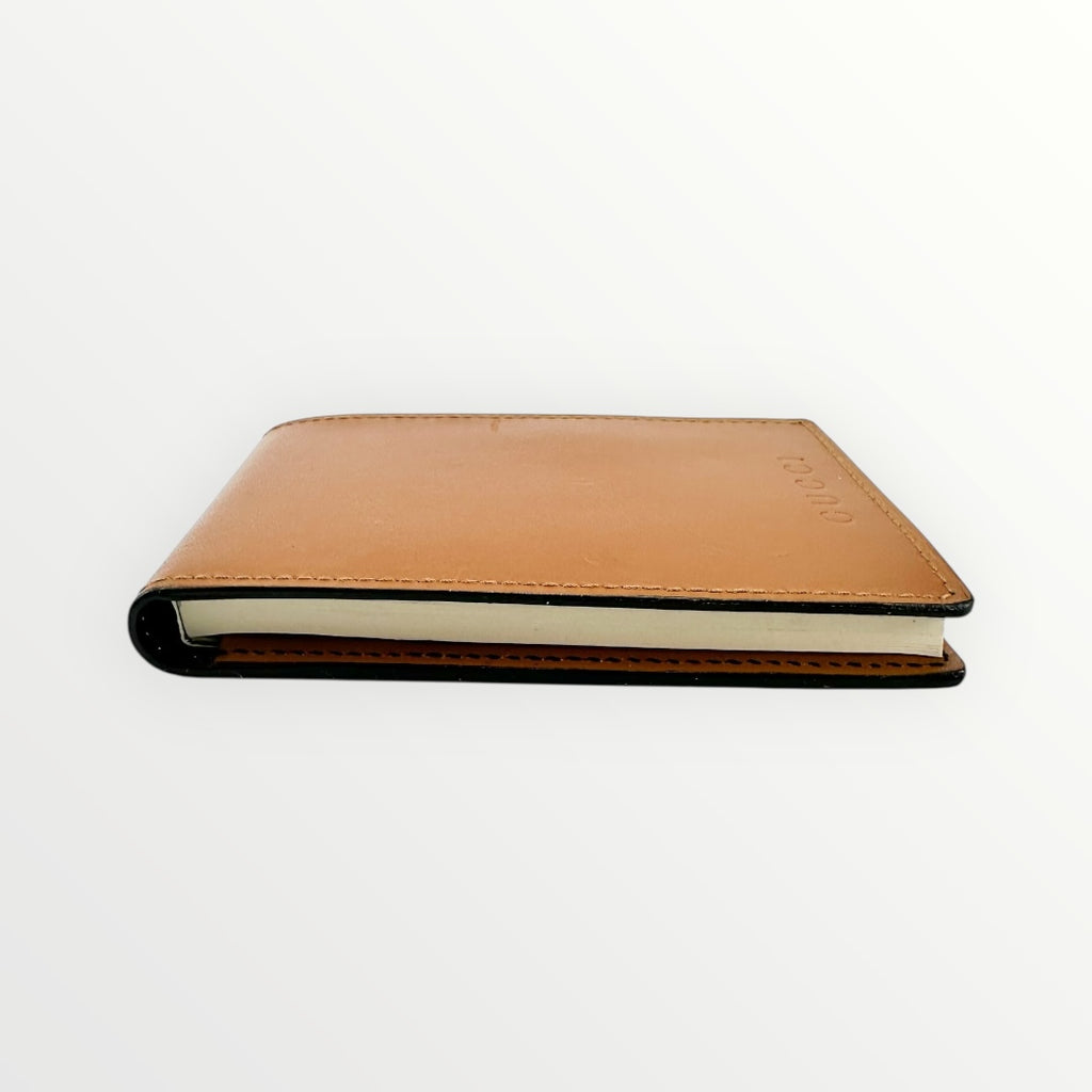 Gucci Brown Leather Small Note Pad