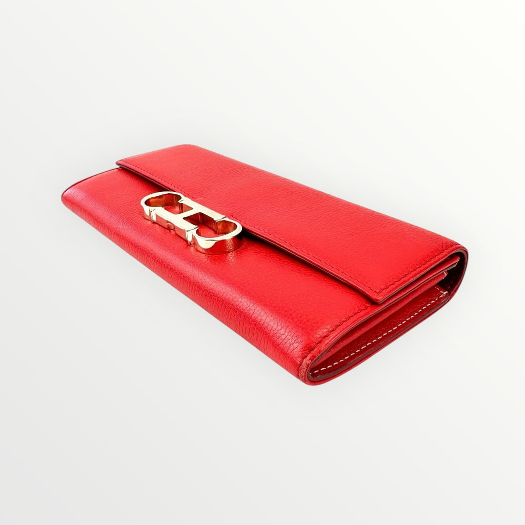 Carolina Herrera Logo Red Full Wallet