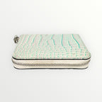 Louis Vuitton Blue & Pink Crocodrile Zippy Wallet