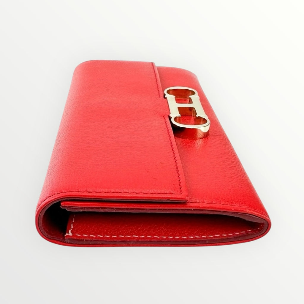 Carolina Herrera Logo Red Full Wallet