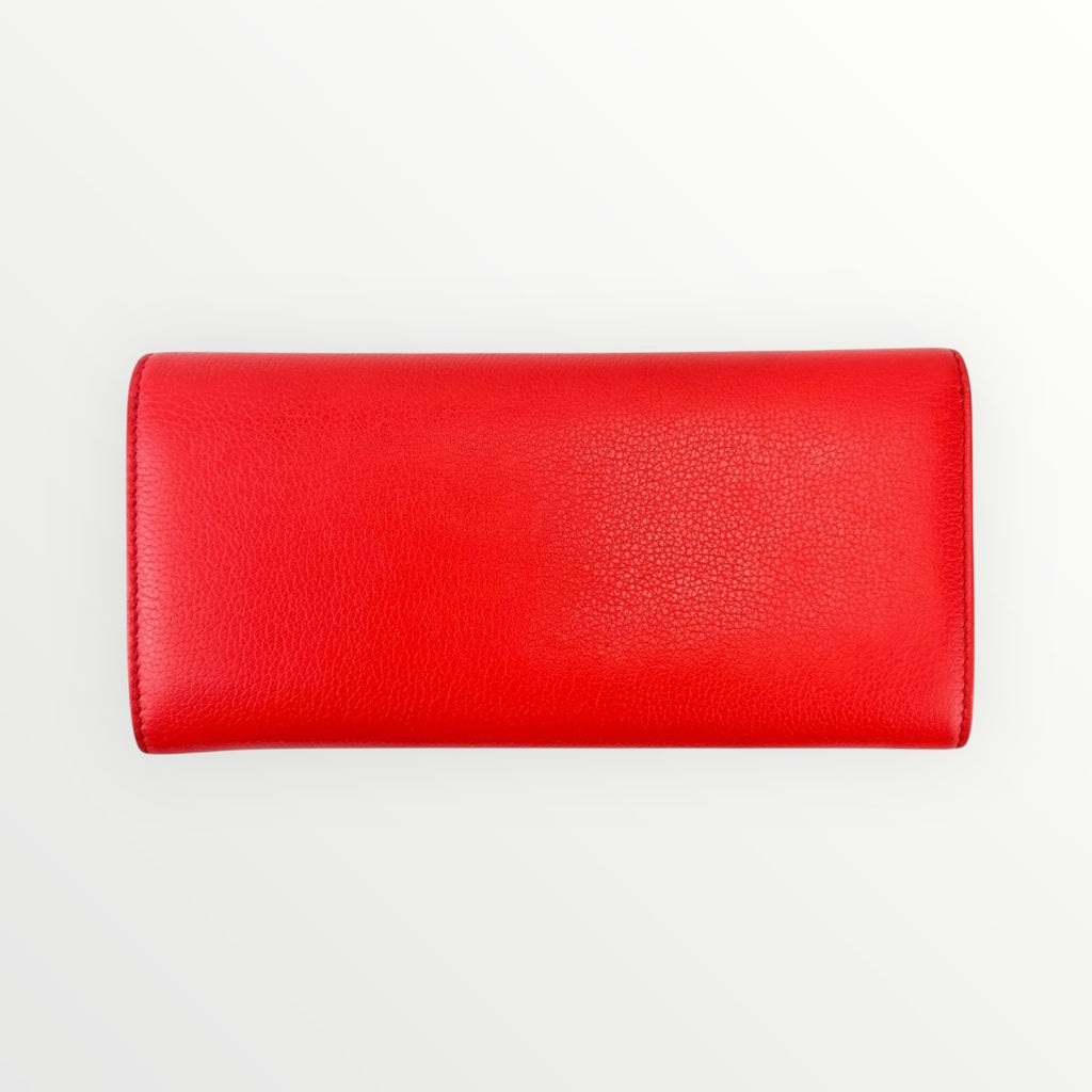 Carolina Herrera Logo Red Full Wallet