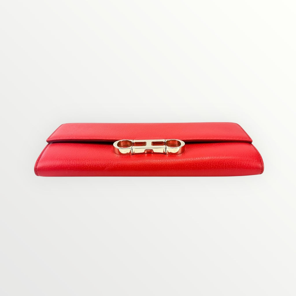 Carolina Herrera Logo Red Full Wallet