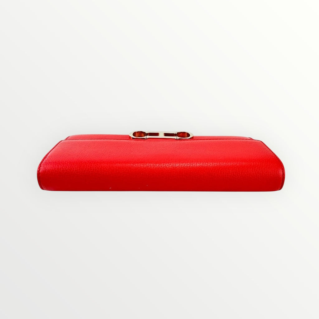 Carolina Herrera Logo Red Full Wallet