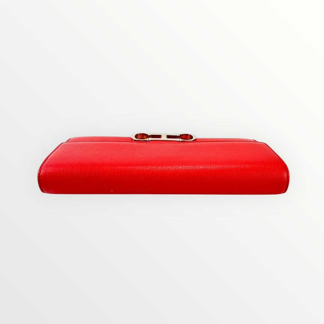 Carolina Herrera Logo Red Full Wallet
