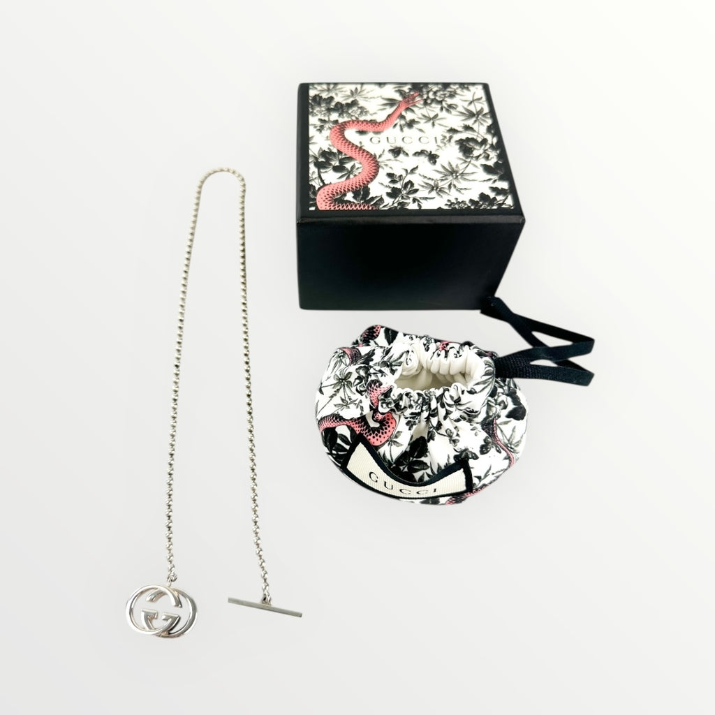 Gucci Silver GG Necklace
