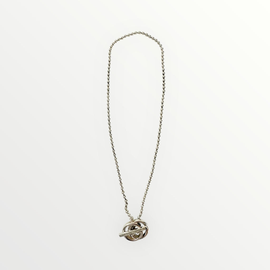 Gucci Silver GG Necklace