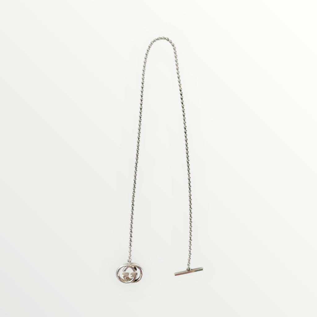 Gucci Silver GG Necklace