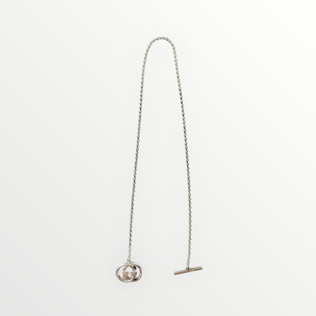 Gucci Silver GG Necklace