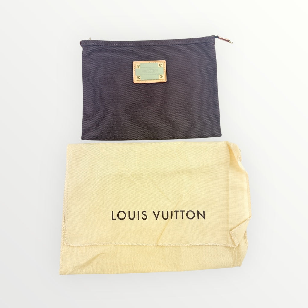Louis Vuitton Brown Pochette Platform GM Antigua Pouch