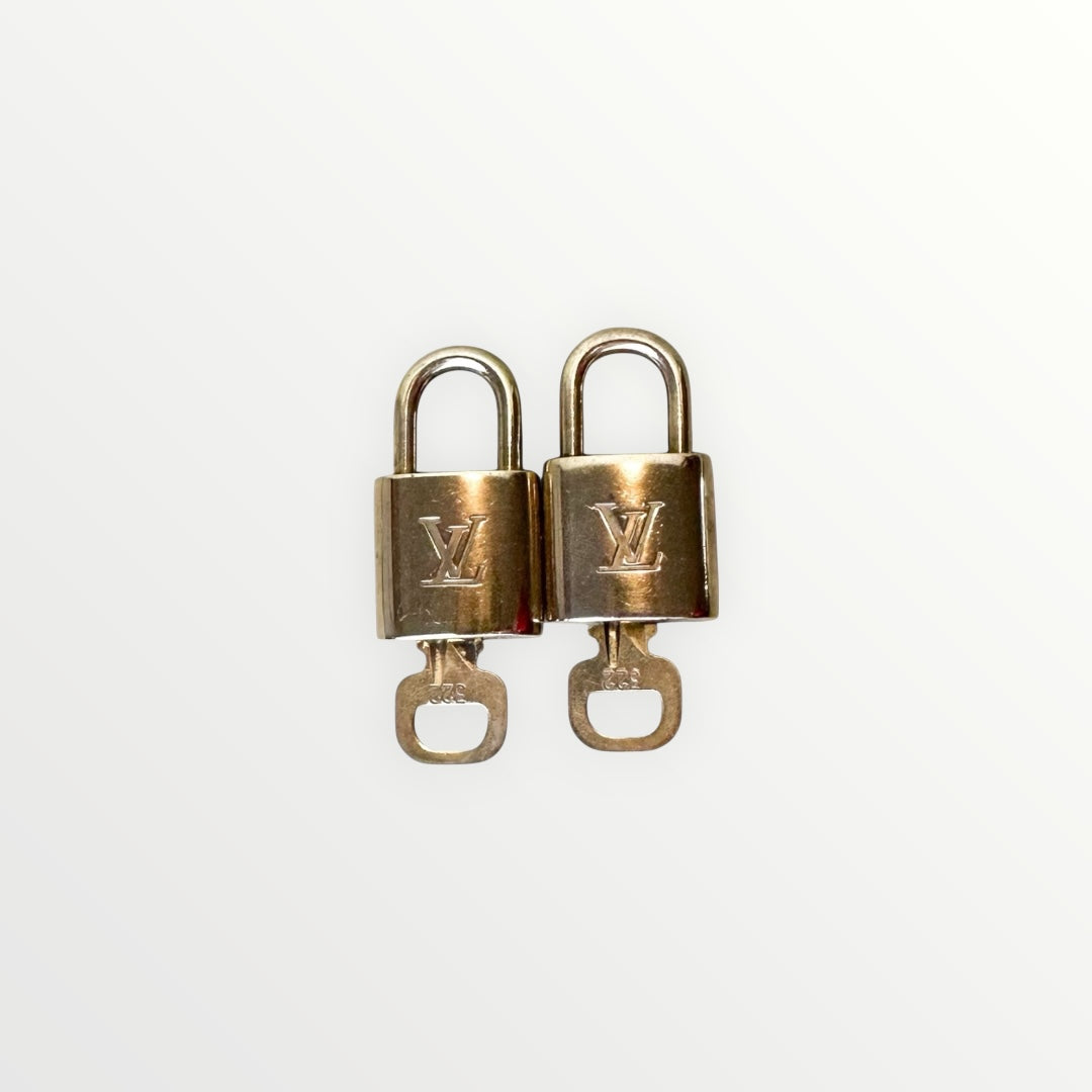 Louis Vuitton Gold Lock and Key