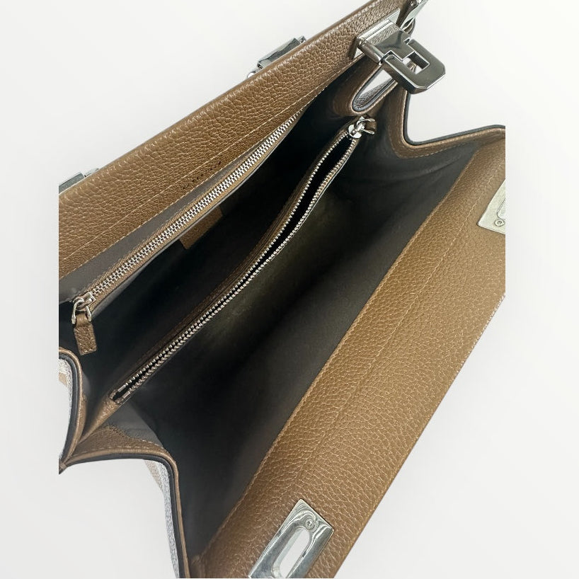 Gucci Brown Zumi Small Top Handle Bag