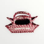 Christian Dior Burgundy Small Book Tote