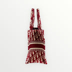 Christian Dior Burgundy Small Book Tote