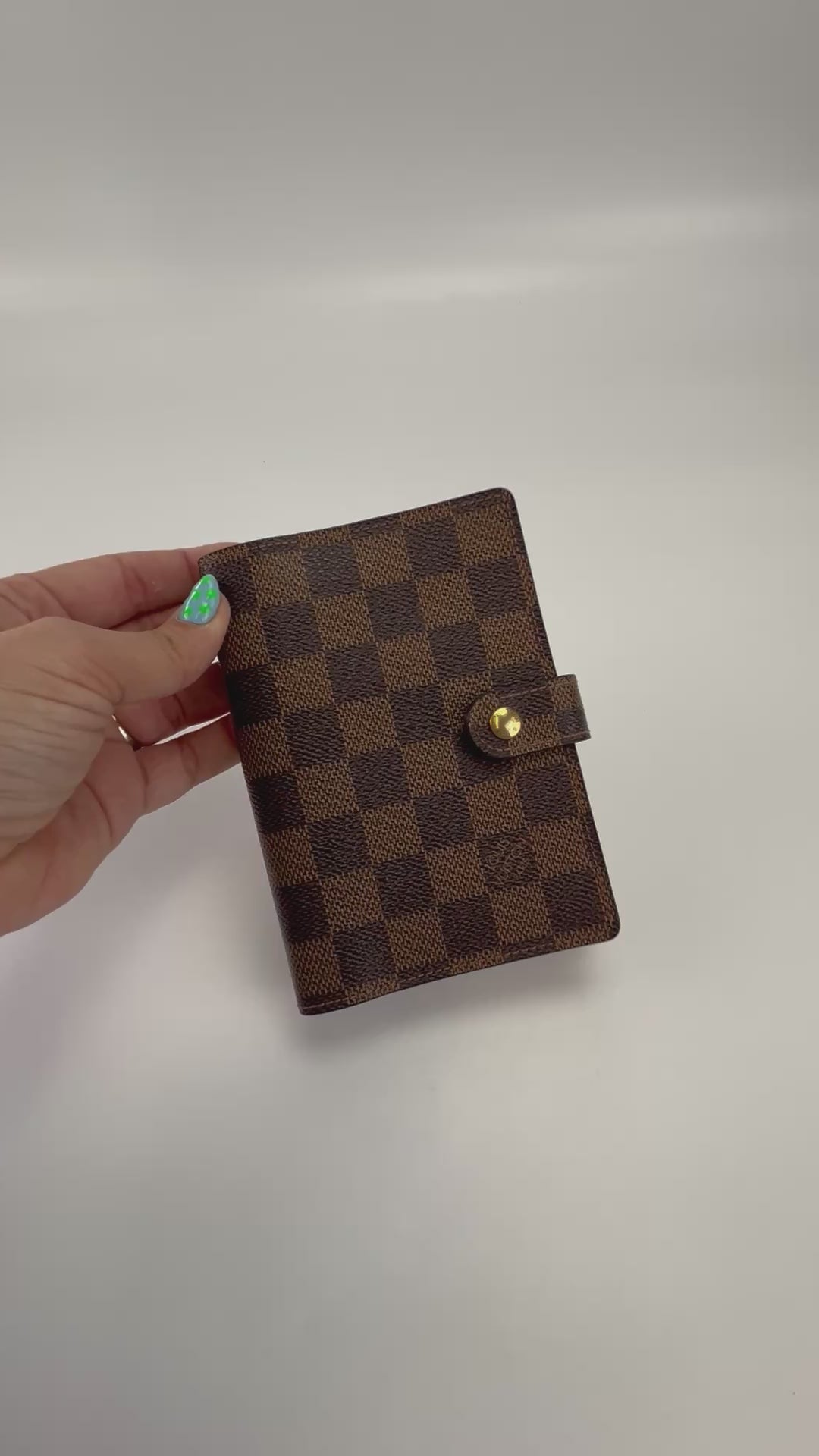 Louis Vuitton Brown Damier Ebene Agenda PM