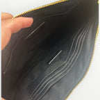 Saint Laurent Dark Brown Paris Clutch