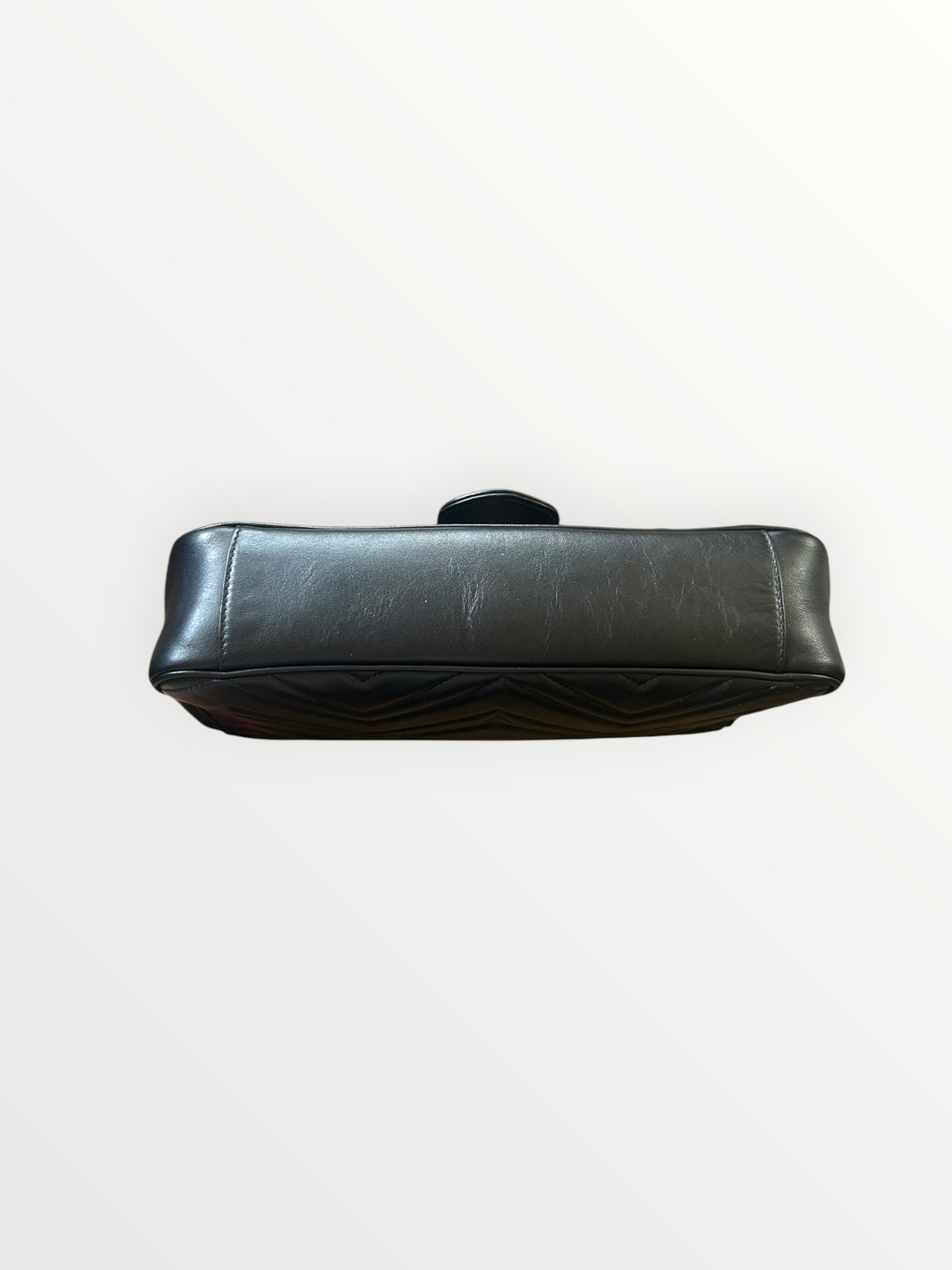 Gucci Black GG Marmont Flap Bag