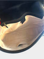 Gucci Black GG Marmont Flap Bag